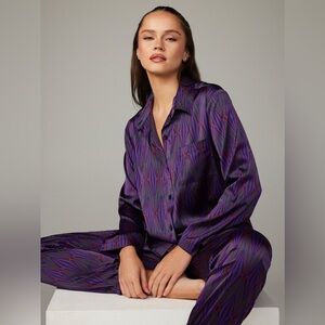 SAVAGE X FENTEY NIGHT STAR CHASER PAJAMAS - PURPLE SIZE 1X (NEW WITH TAGS) A24